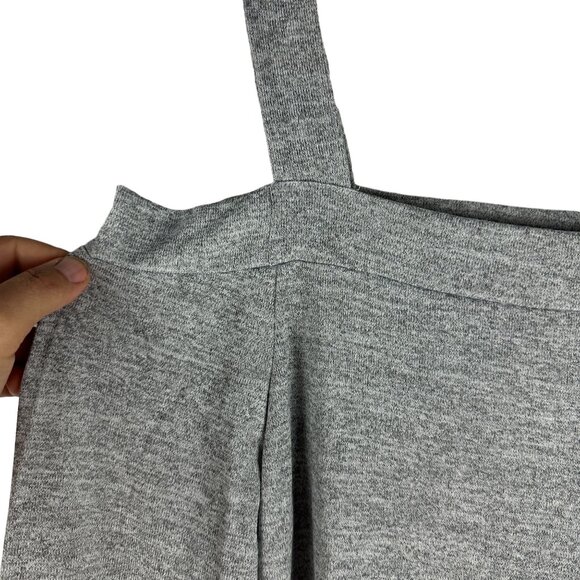 Gray Sleeveless Shift Dress With Wide Straps & Square Neckline Size Medium - Picture 2 of 6